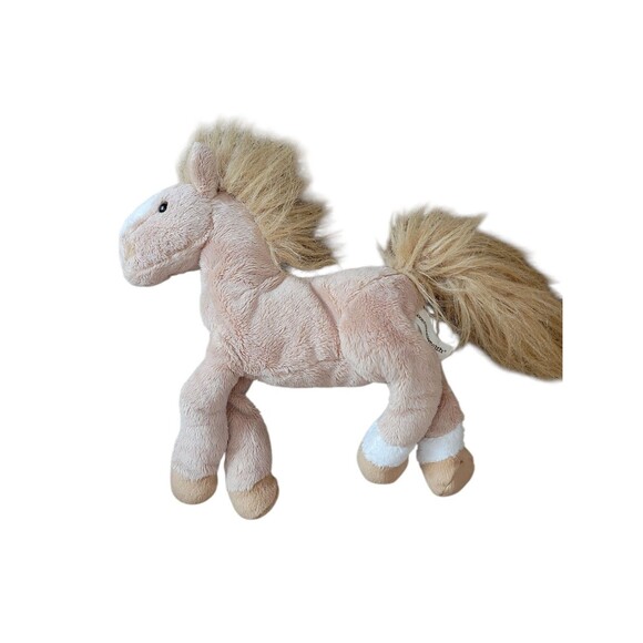 Vintage Commonwealth Horse Plush Stuffed Animal 10" Light Beige White 2002 - Picture 1 of 7